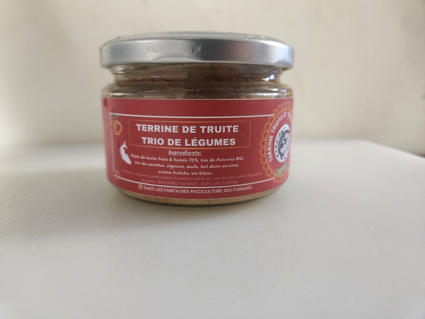 Terrine de truite Trio de Légumes