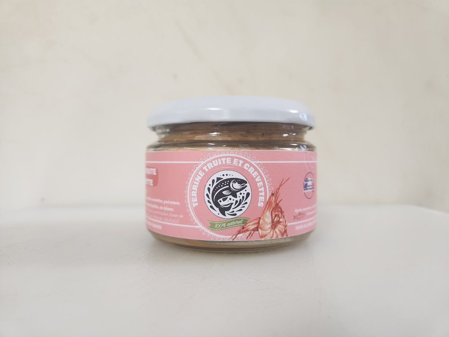 Terrine de truite crevette