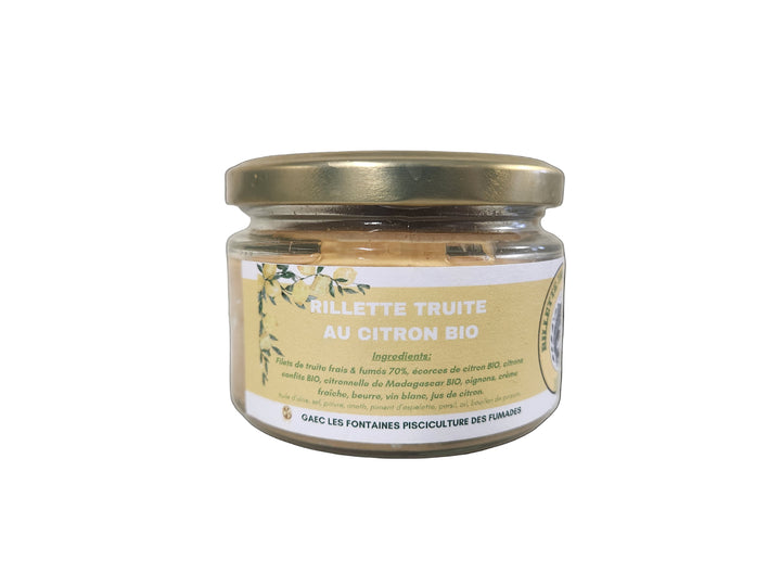 Terrine de truite citron